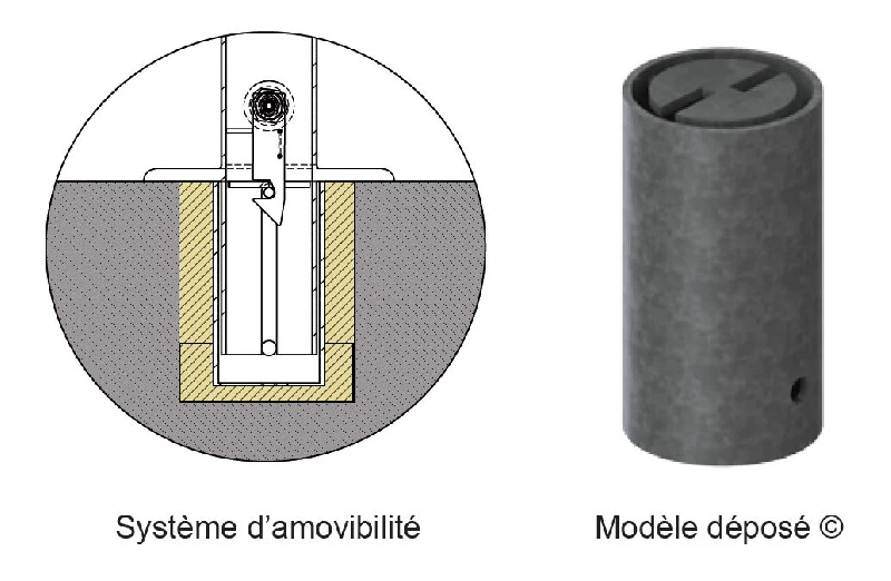 Potelet Boule amovible Ø 76_3