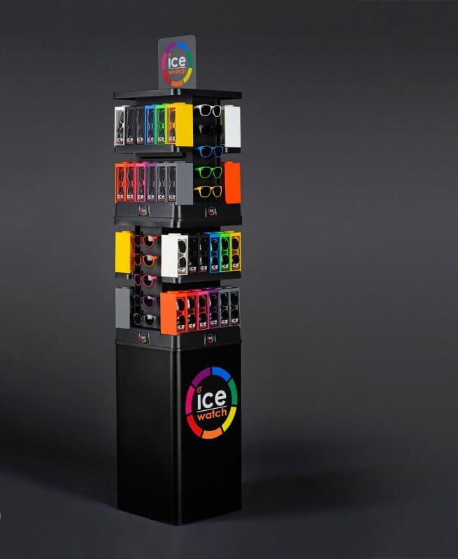 Présentoirs de sol - meuble présentoir Seiller - métal, bois ou plastique - agencement et stockage en magasin_3