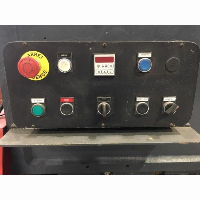 Cisaille industrielle Promecam 1550 x 20 réf 3581 - coupe oscillante - GSR 20 x 1550_3