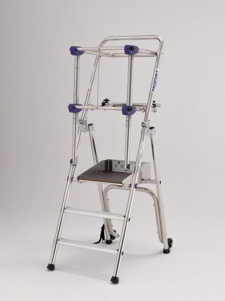 Profort garde-corps repliable - Plateforme de travail en aluminium Tubesca - Hauteur d'accès de 2,70m à 3,16m_3