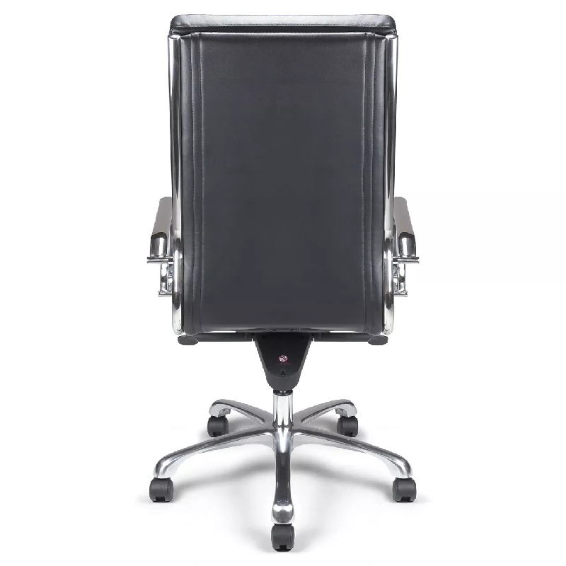 Fauteuil de Direction synchrone - cuir Noir pleine fleur -  So Ravenne - Avec_3