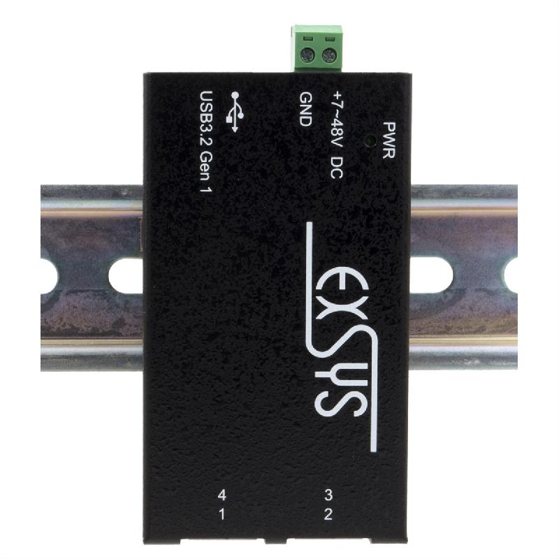 EXSYS EX-1181HMS Hub USB 3.2 Gen1 à 4 ports, protection de surtension 15KV ESD_3