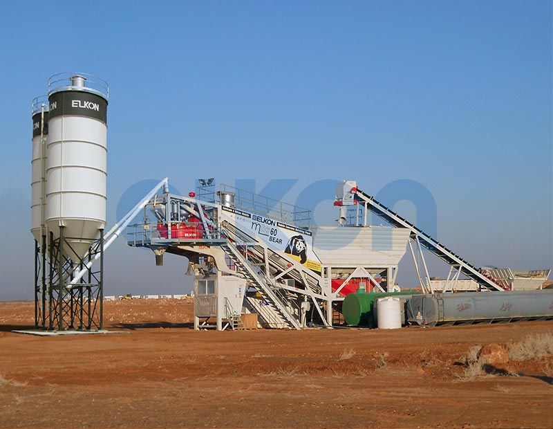Centrale à béton mobile Master-60 Pegasus-Bear-Panthera - 50 m³/h - silo intégré 36 tonnes (modèle BEAR)_3
