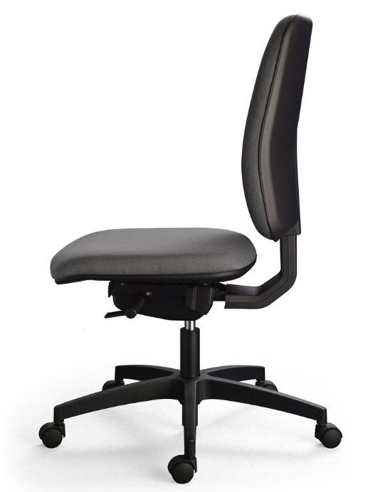 Tasko - chaise de bureau ergonomique - Sitis - roulettes design blanches - assise et dossier tissu ajustables_3