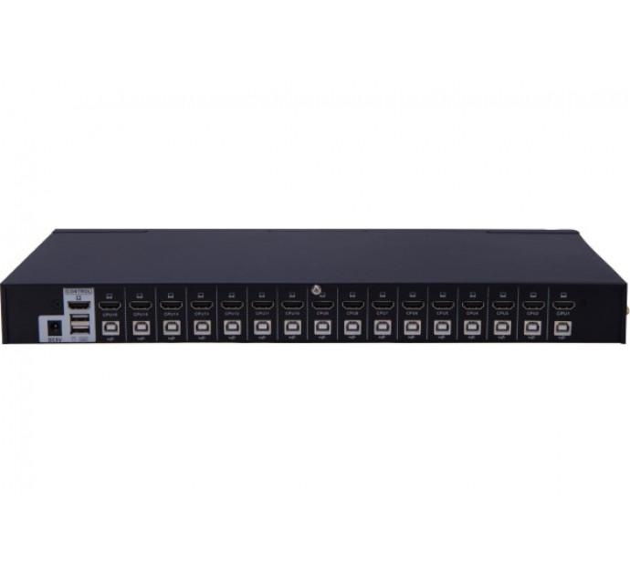 Dexlan KVM Switch 16 ports HDMI 4K - USB 2.0 avec câbles - Réf. 66516_3