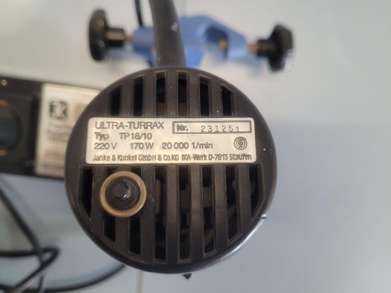 Disperseur / homogénéiseur de laboratoire IKA, modèle TP18/10_3