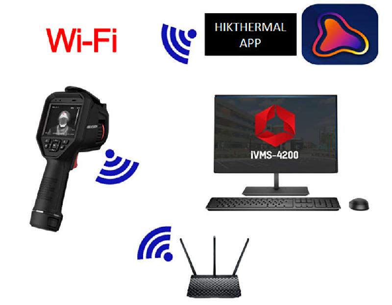 DIS-THERMO-21B - Caméra thermique portable 160x120 px pour température corporelle et détection de fièvre_3