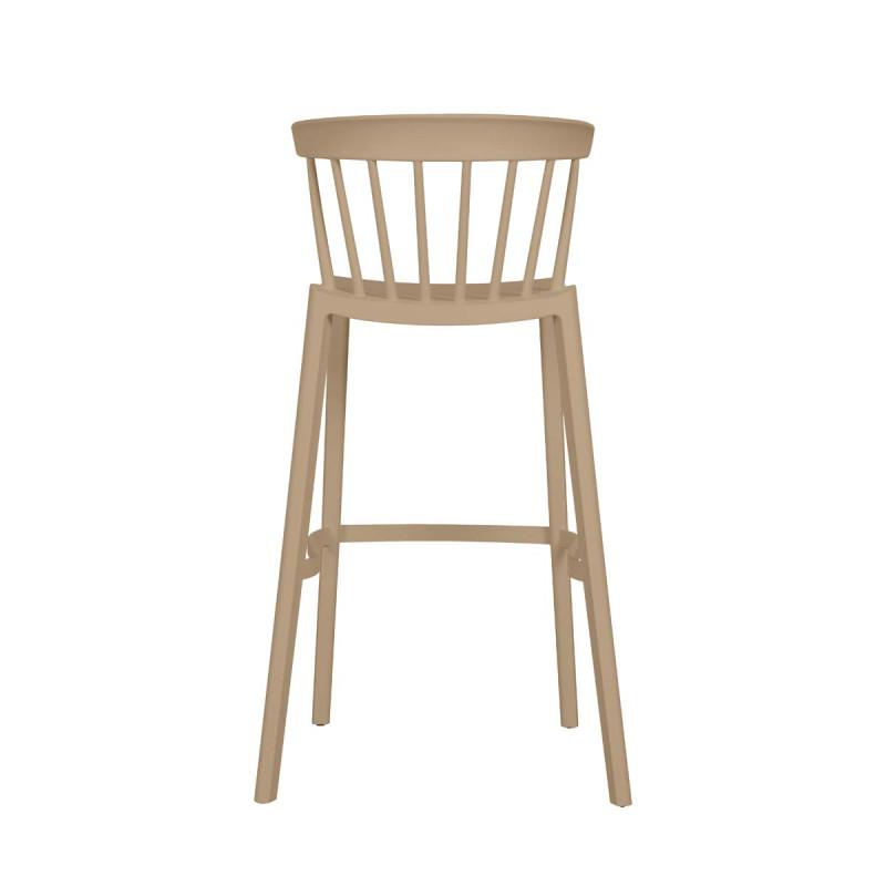 Windson - Tabouret de bar empilable en polypropylène Sable_3