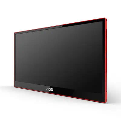 AOC 16G3 téléviseur et moniteur portables Moniteur portable Noir, Rouge 39,6 cm (15.6