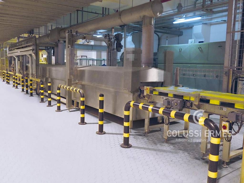 Laveuses industrielles alimentaires - Lavage de palettes Colussi Ermes - Capacité jusqu'à 300 palettes/heure_3