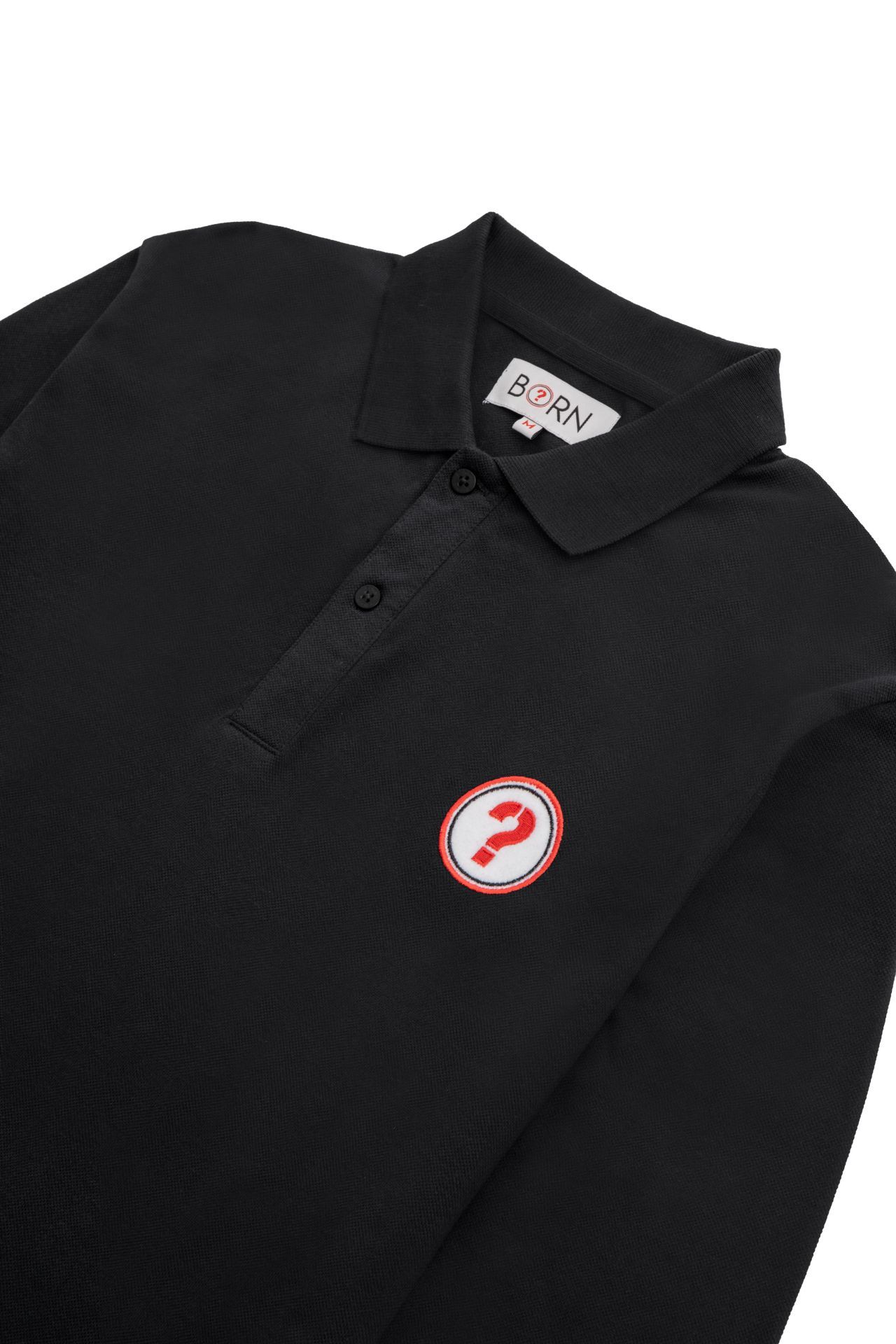 Polo manches longues unisexe - 100% coton biologique - Concept innovant Born Collection_3