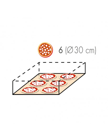 Four à pizzas Moretti Forni 1x6 pizzas - AMALFI 1A/P_3