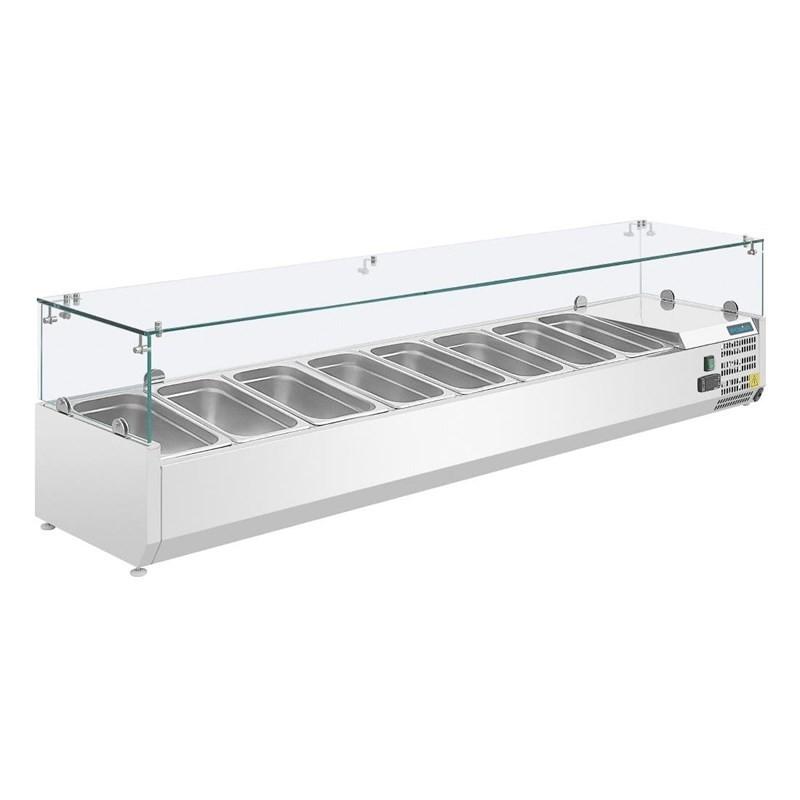 Saladette réfrigérée 8 bacs GN 1/3 Série G GD877 Polar_3