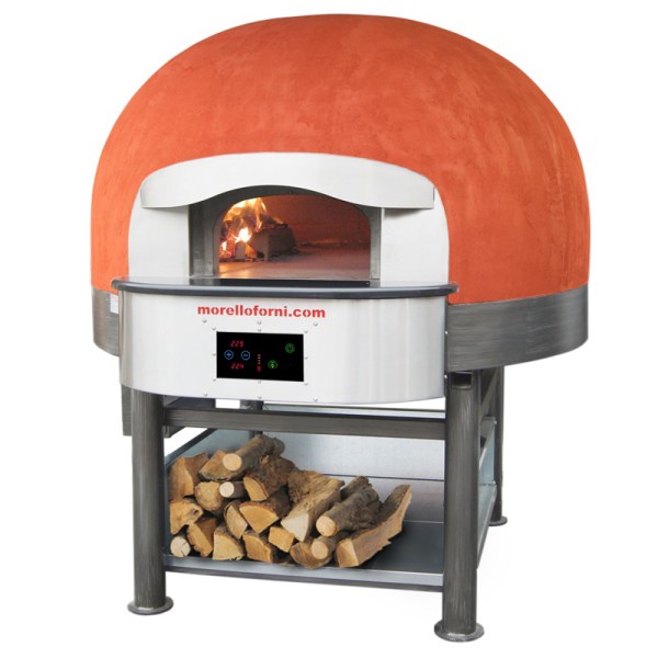 Four à pizza statique Morello Forni - Ligne MIXe - Fonctionnement à bois et système auxiliaire électrique de chauffage de la sole_3