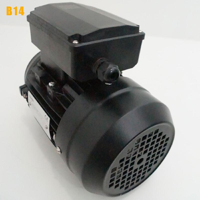 Moteur électrique monophasé 220V 0,55 kW - 3000 tr/min - Bride B14 Cemer MY - Condensateur Permanent_3
