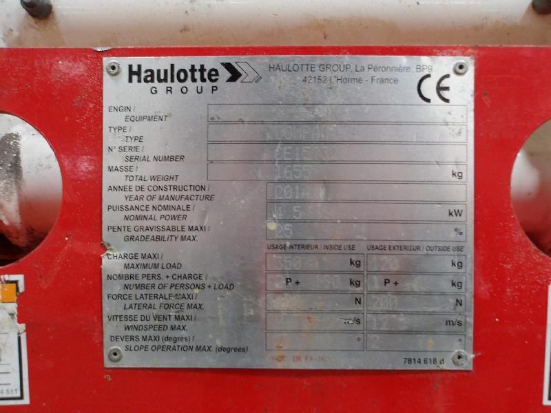 Nacelle ciseaux HAULOTTE compact 8 occasion_3