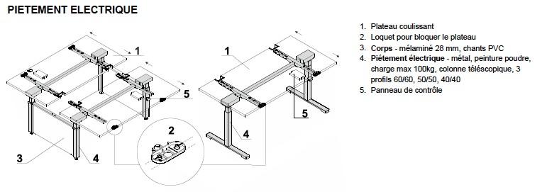 Bureau Bench DRIVE - 120 x 169 cm, Non, Blanc Pastel, Blanc_3