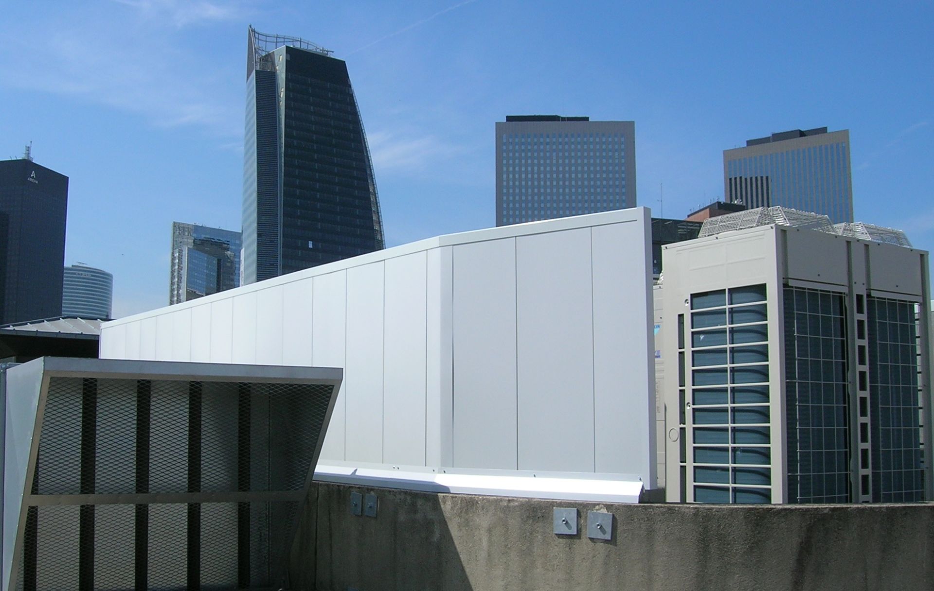 Ecran acoustique pour installation CVC_0