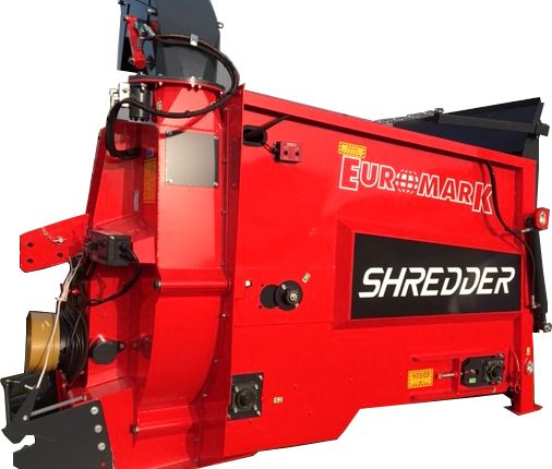 Shredder pailleuse agricole - Euromark - capacité utile 13, 15 ou 18m³ - haut débit et broyage homogène_3