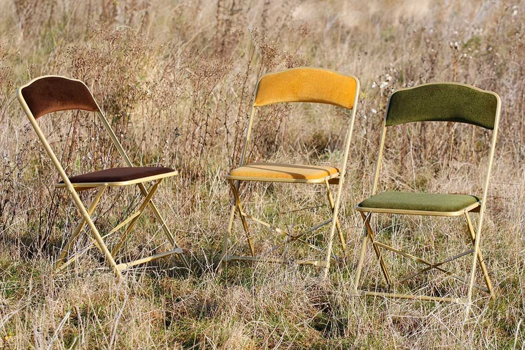 Style tissu éditeur - chaise pliante - chaisor - coloris rouille toile de coton_3