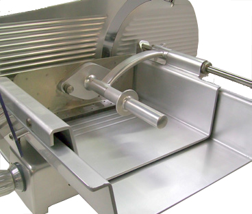 Trancheuse à viande Roussey TVN Rodi - modèle vertical en alu anodisé avec grande capacité de coupe_3
