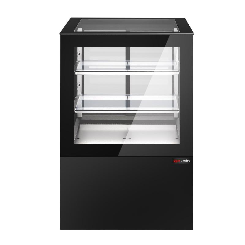 Vitrine à pâtisserie réfrigérée 810 mm - LED et 2 étagères_3