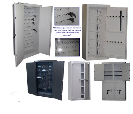 Armoire Forte de Sécurité Série AFS - Protection Acier, Serrure à Clé, Options Disponibles_3