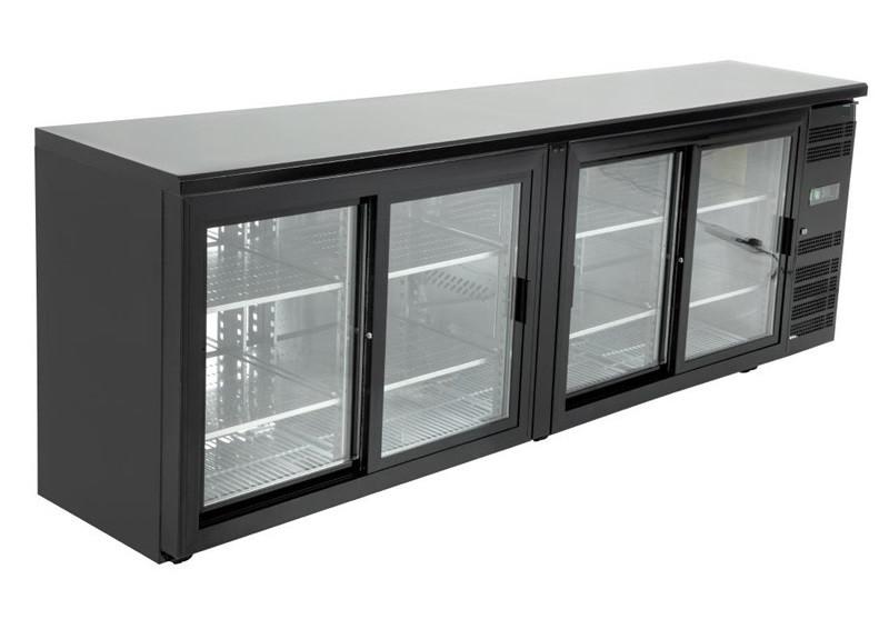 Arrière bar 4 portes en vitres coulissantes (+2°c à +8°c)_3