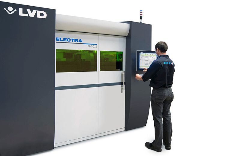 Machine de découpe laser efficace avec rendement élevé