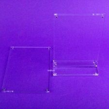 Fb1207 - porte-visuel de comptoir - Faberplast - A6 (10,5 x 14,8 cm) - Vertical en plexiglas avec aimants_3