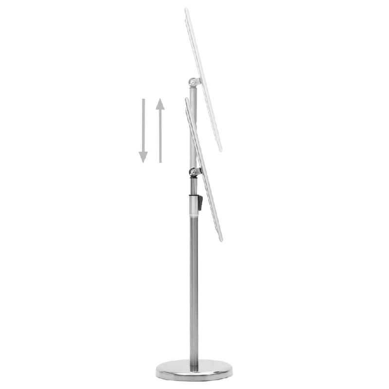 Vidaxl support d'affiche a4 sur pied argenté alliage d'aluminium 51209_3