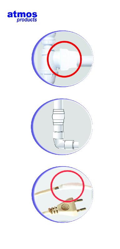 Ruban de réparation blanc ATMOS - multiusage, auto-adhésif, compatible espaces humides_3