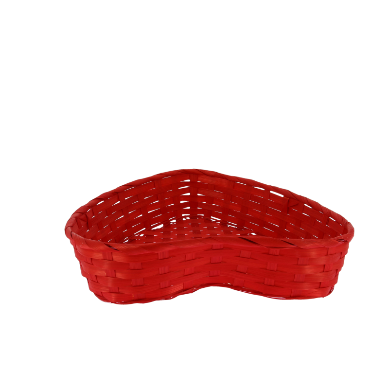 Corbeille coeur bambour rouge Corso 32x30 -_3