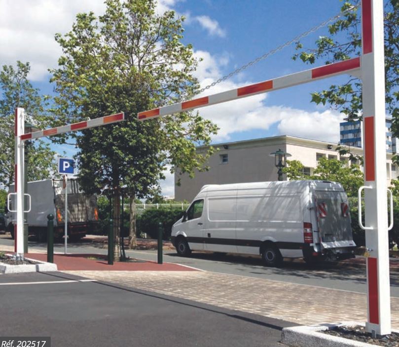 Portique universel tournant sélectif - Gestion des accès poids lourds et caravanes - Hauteur réglable 1,9 à 4m_3