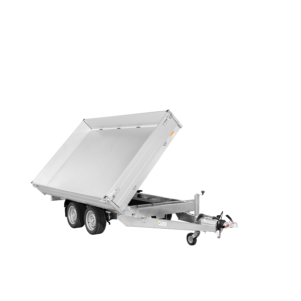 Remorque benne - 3,06 x 1,84m - 3500 kg - saris k3 306 184 3500 2e électrique tribenne_3