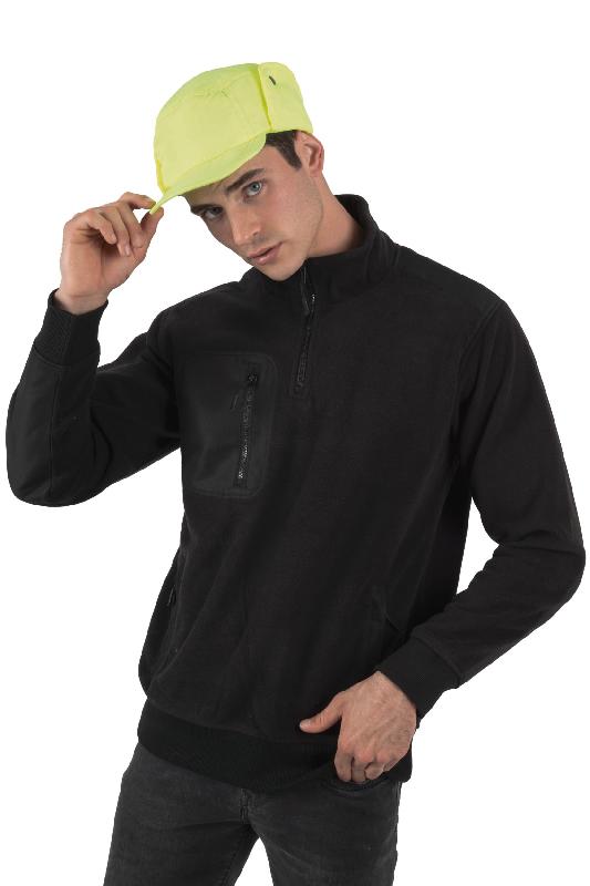Casquette avec cache-oreilles - hiver thermique en polyester - Réf: KP617_3