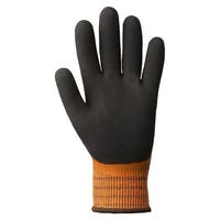GANTS EUROWINTER L22 fourre acryl dble enduct orange/gris latex_3