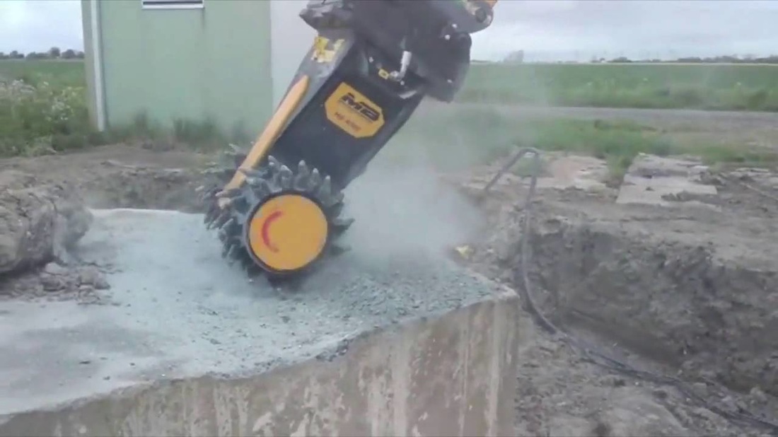 Fraises hydrauliques pour pelles et pelleteuses - Discri Sprl_3