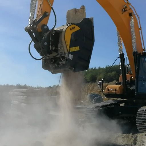 Godet concasseur BF120.4 S4 - Pour pelles hydrauliques 30 à 45 tonnes, capacité 1,3 m³_3