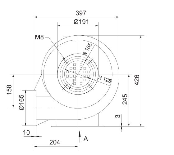 HRD 16T FU - Ventilateur ATEX Elektror - Haute pression jusqu'à 97 m³/min et 16.000 Pa_3