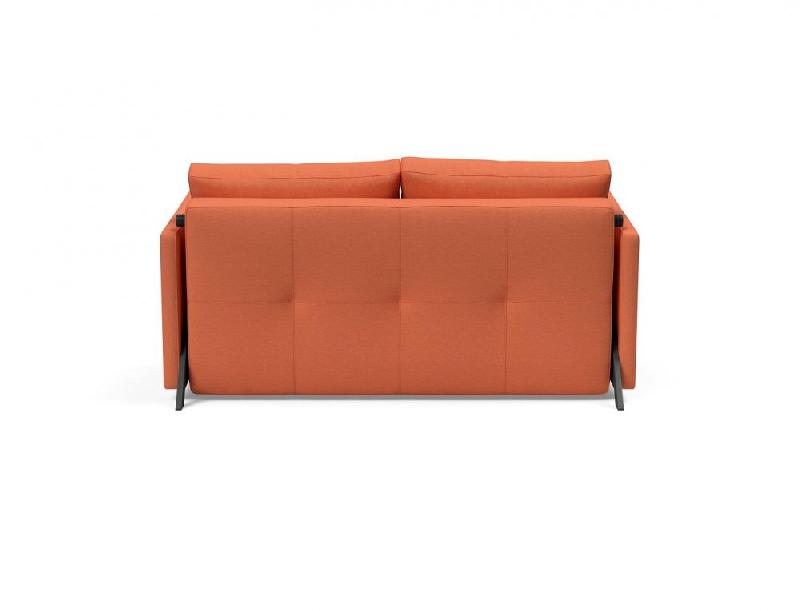 Canapé design convertible Cubed 02 Arms - Innovation Living - Couchage 140x200 cm - Tissu Argus Rust_3