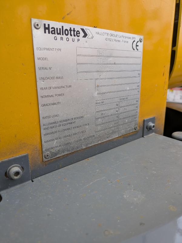 Nacelle verticale HAULOTTE star 10ac occasion_3
