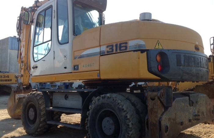 Pelles sur pneus liebherr a316 - 18 t._3