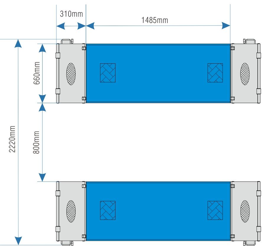 Pont à ciseaux double 3.5 tonnes - 220V - CE - Hauvrex HXL6435YM_3