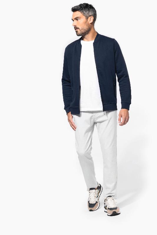 Veste molleton zippée homme - Réf: K4002 - Kariban - Lavable à 60°C - Col Teddy - Plusieurs tailles et couleurs_3