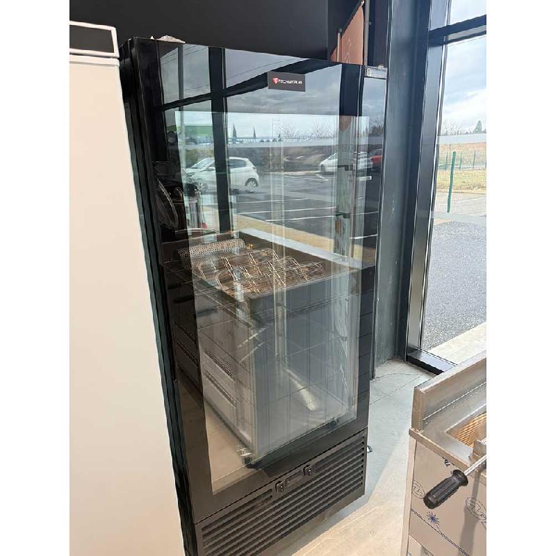 Vitrine réfrigérée panoramique série FUTURE 800 L Noire | Déstockage neuf_3