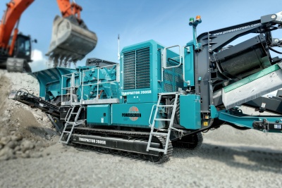 Concasseur à percussion sur chenilles - Powerscreen Trakpactor 260 & 260 SR - Rotor 860 mm - Capacité 250 t/h_3