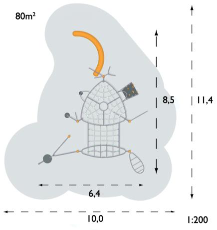 Structure multi-jeux 5-12 ans - Agito Igloo gris 8002199 - Hags - Fondation à enterrer_3