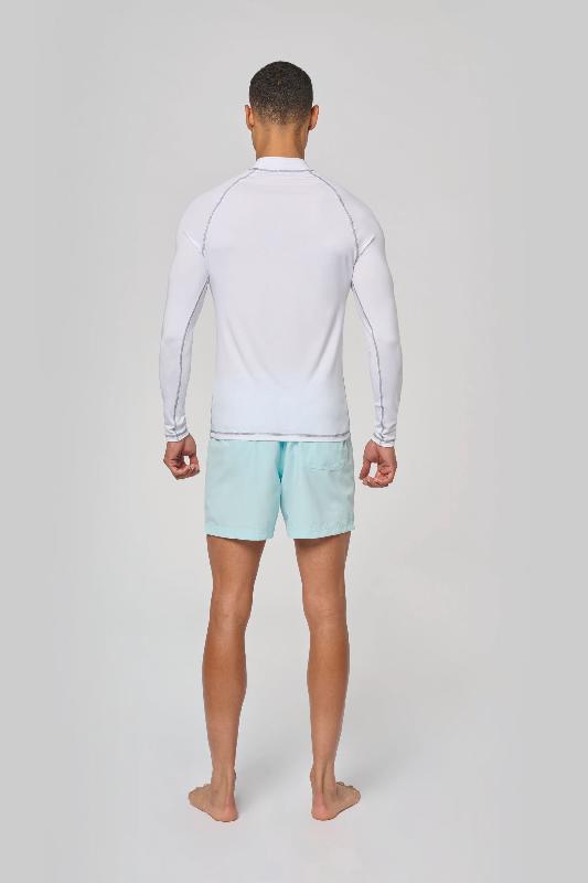 T-shirt technique à manches longues avec protection anti-UV unisexe - Réf: PA4017 - PROACT - Polyester recyclé/élasthanne - UV50+ - EN13758-1&2_3