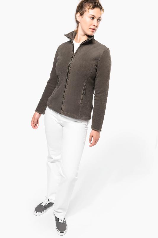 Veste micropolaire zippée femme Kariban - Réf: K907 - légère et chaude - tailles XS à 4XL_3
